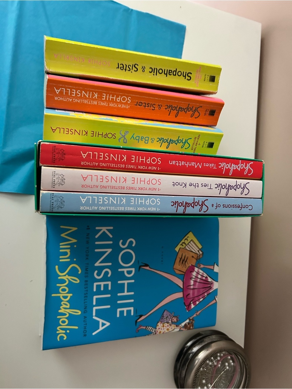 4/$100 Sophie Kinsella Mini Shopaholic Book Set — Bright Multicolor Spines